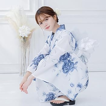 Amazon | [RiraMacherie] リラマシェリ レディース 浴衣 4点set